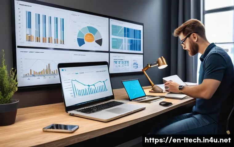 물류기술사 시험 대비 단기 집중 강의 추천 - A focused adult professional studying logistics technology certification at a modern home office des...